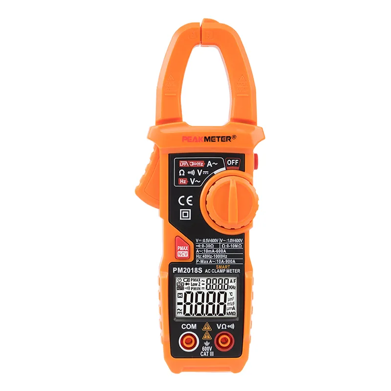 PM2018S Continuity Electrical Auto Range AC Digital Clamp Meter