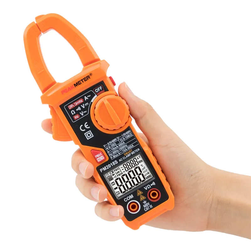 PM2018S Continuity Electrical Auto Range AC Digital Clamp Meter