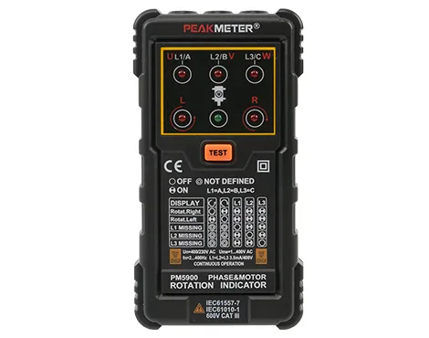 PM5900 Three Phase Motor Phase Rotation Tester Indicator