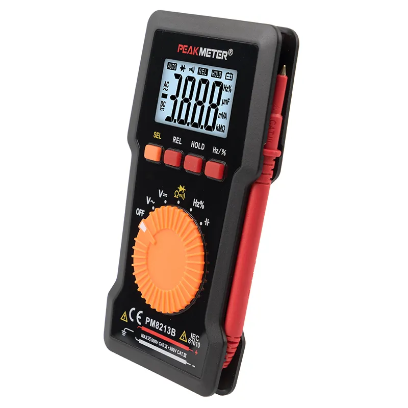PM8213B 4000 Counts Mini Pocket Digital Multimeter with Automatic Shutdown