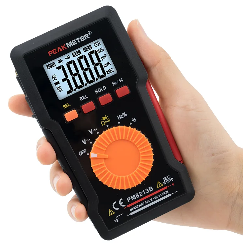 PM8213B 4000 Counts Mini Pocket Digital Multimeter with Automatic Shutdown