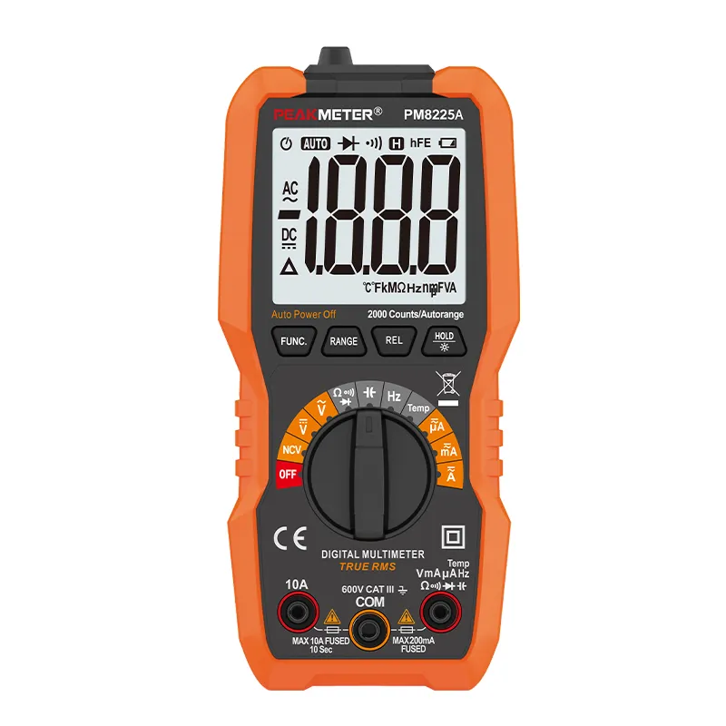 DC 600V 10A 2000 Counts Digital Multimeter