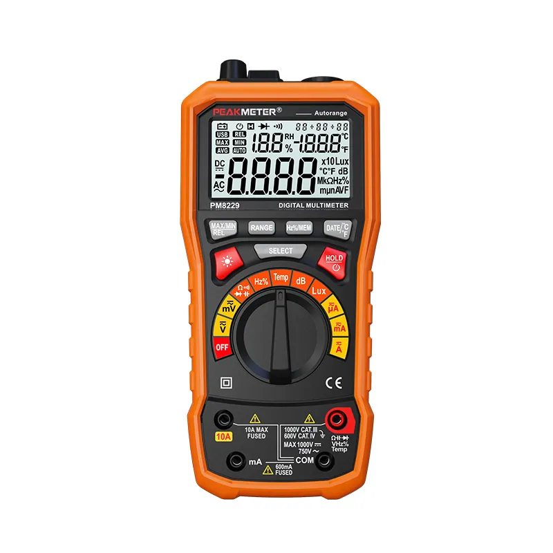 PM8229 Multifunctional Auto Range Digital Multimeter