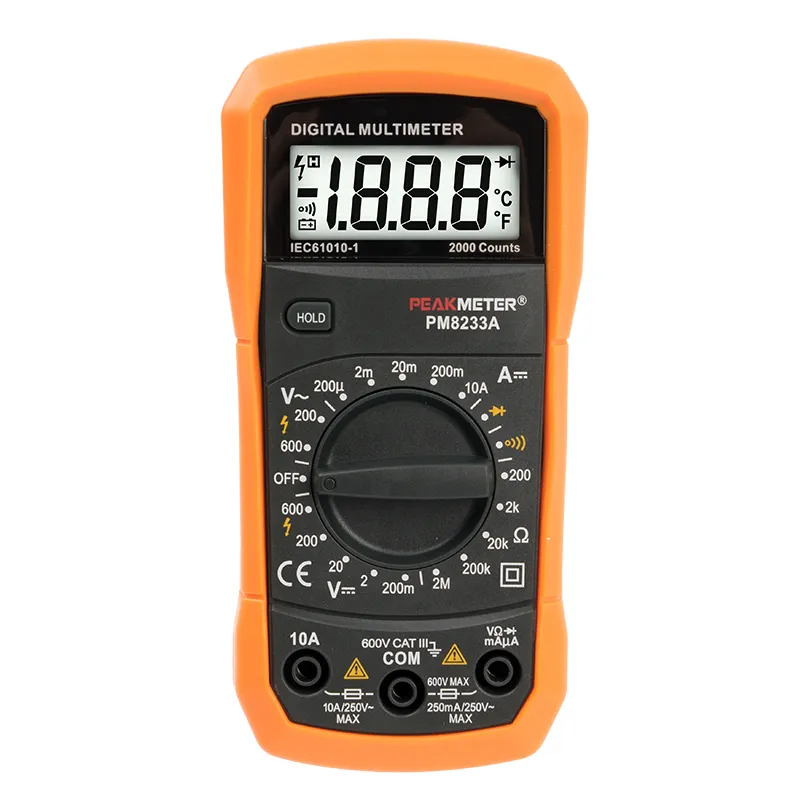 PM8233A 2000 Counts Digital Multimeter 10A