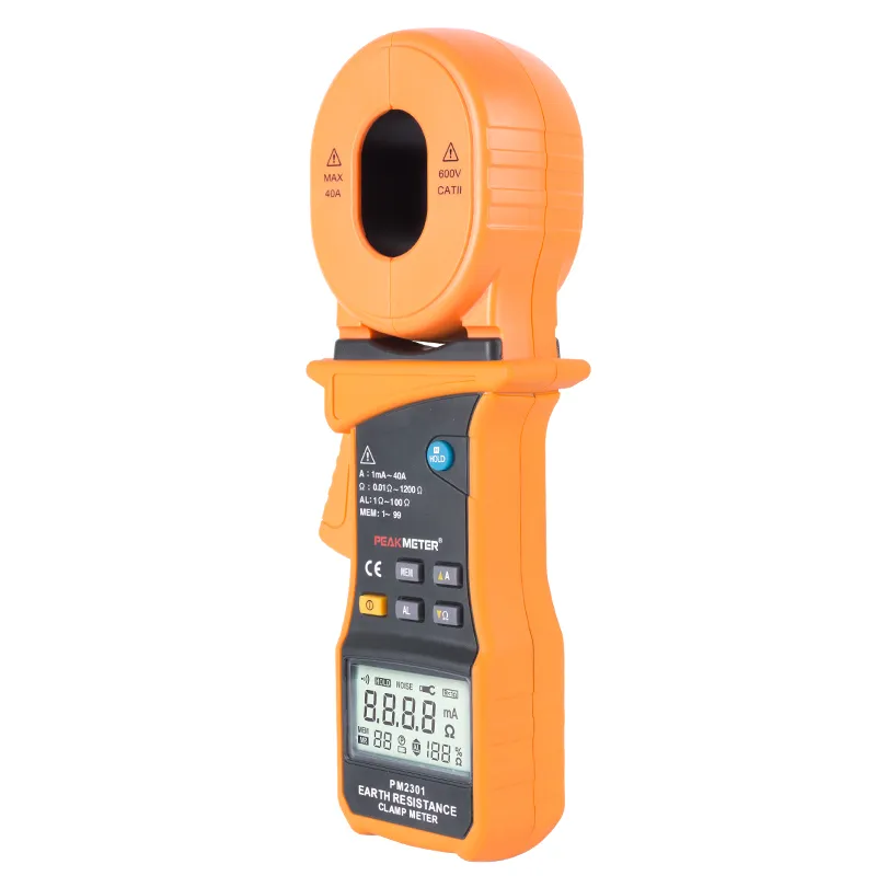 MS2301 High Sensitivity Clamp Earth Ground Resistance Tester