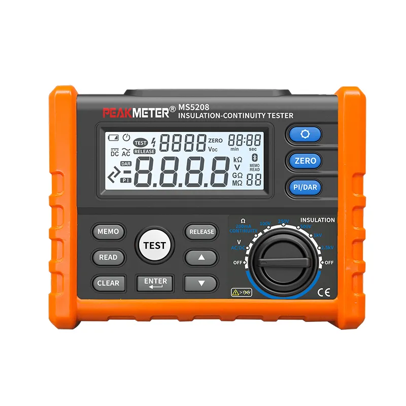 MS5208 Safe Guard Tester Digital Insulation Resistance and Continulty Tester