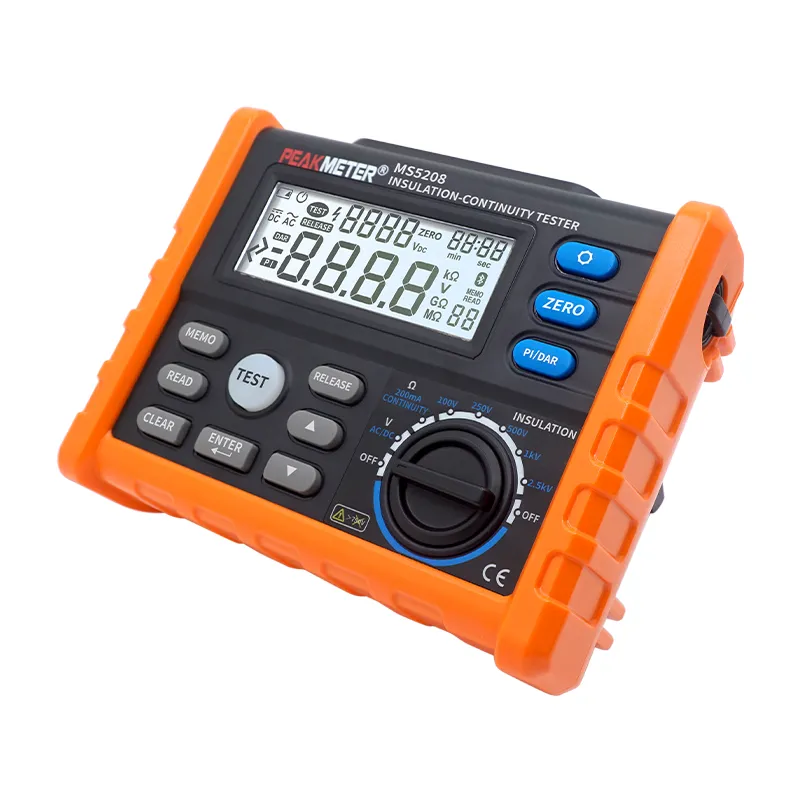MS5208 Safe Guard Tester Digital Insulation Resistance and Continulty Tester