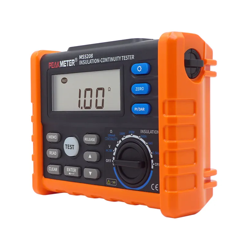 MS5208 Safe Guard Tester Digital Insulation Resistance and Continulty Tester