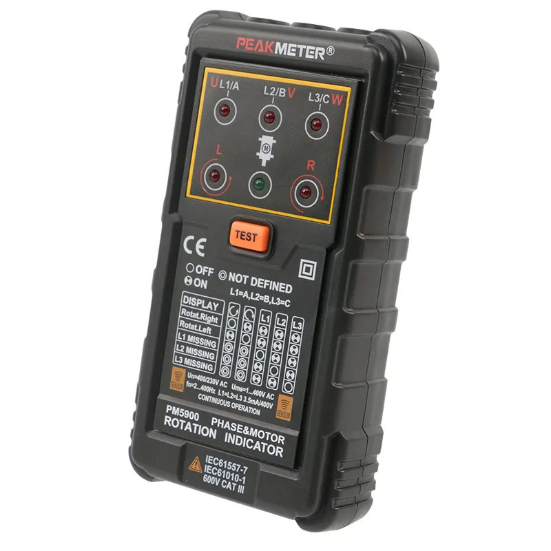PM5900 Three Phase Motor Phase Rotation Tester Indicator