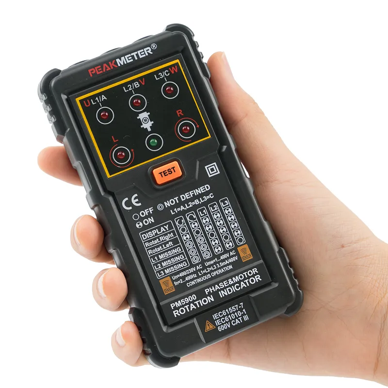 PM5900 Three Phase Motor Phase Rotation Tester Indicator