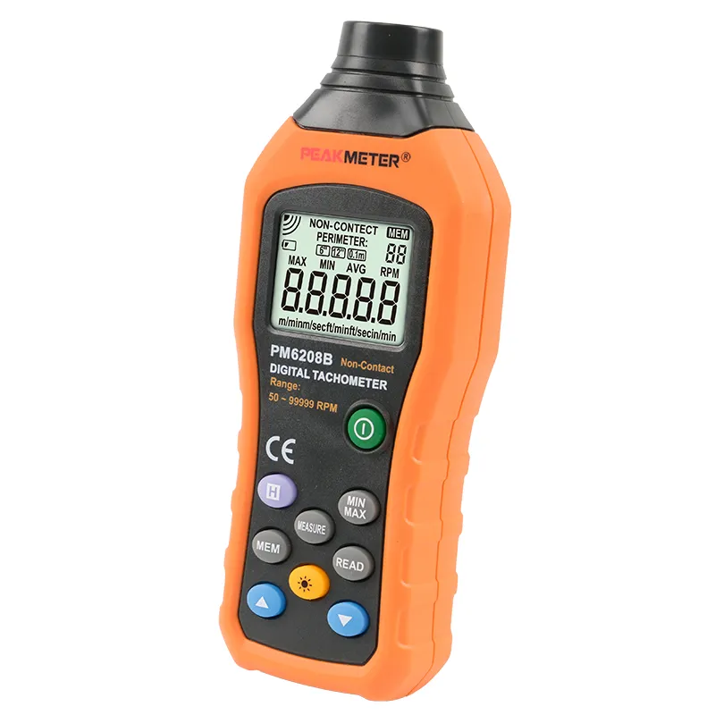 PM6208B Digital Laser Tachometer Rpm Meter