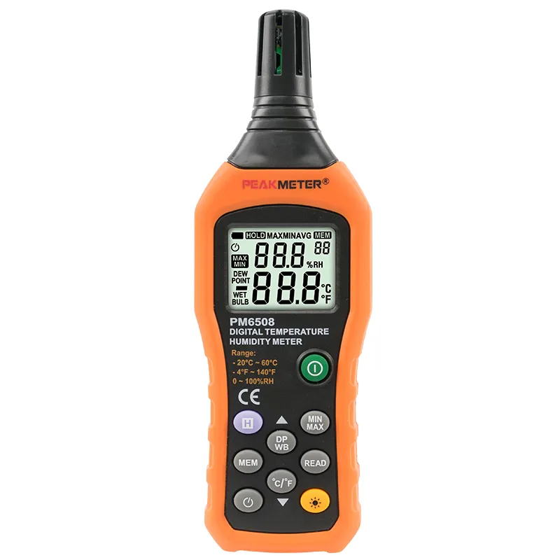PM6508 High Accuracy Digital Thermometer Humidity Meter