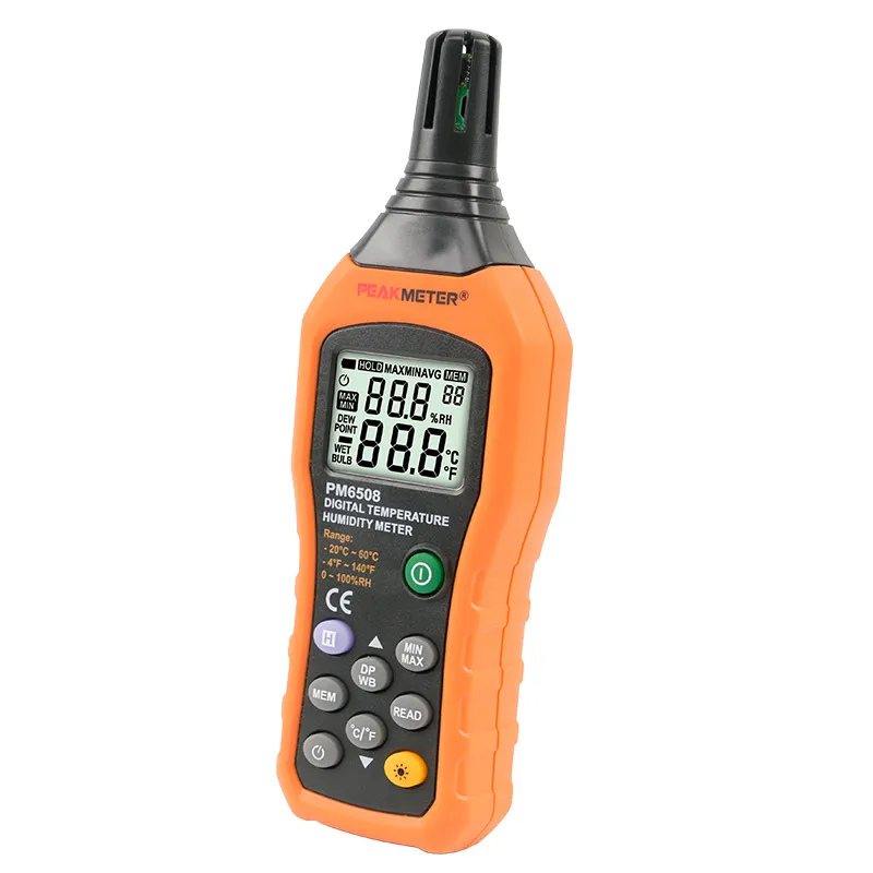 PM6508 High Accuracy Digital Thermometer Humidity Meter