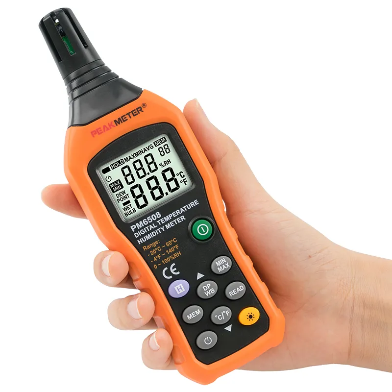 PM6508 High Accuracy Digital Thermometer Humidity Meter