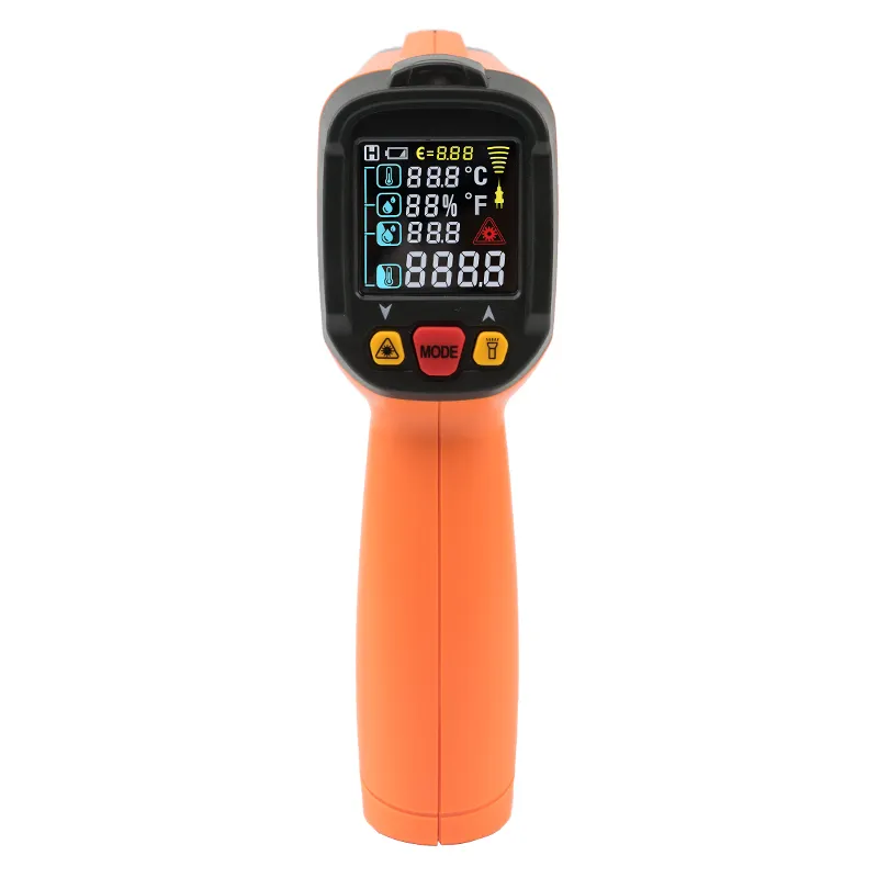 PM6530D 12:1 Infrared Thermometer 5lN1 with Humidity & Dew Point +K Type