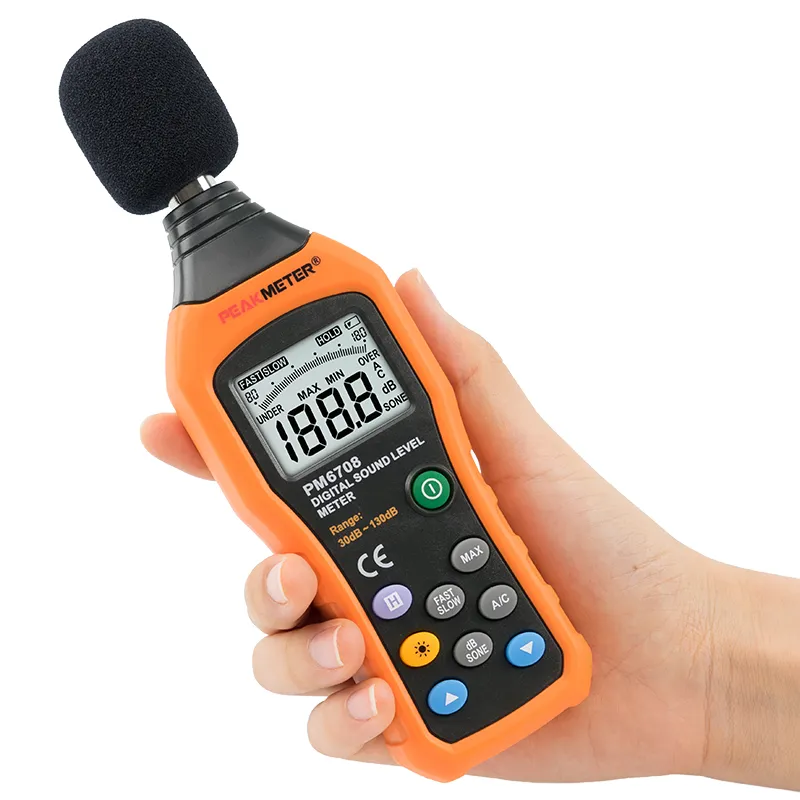PM6708 Auto Measuring A and C Digital Sound Level Meter