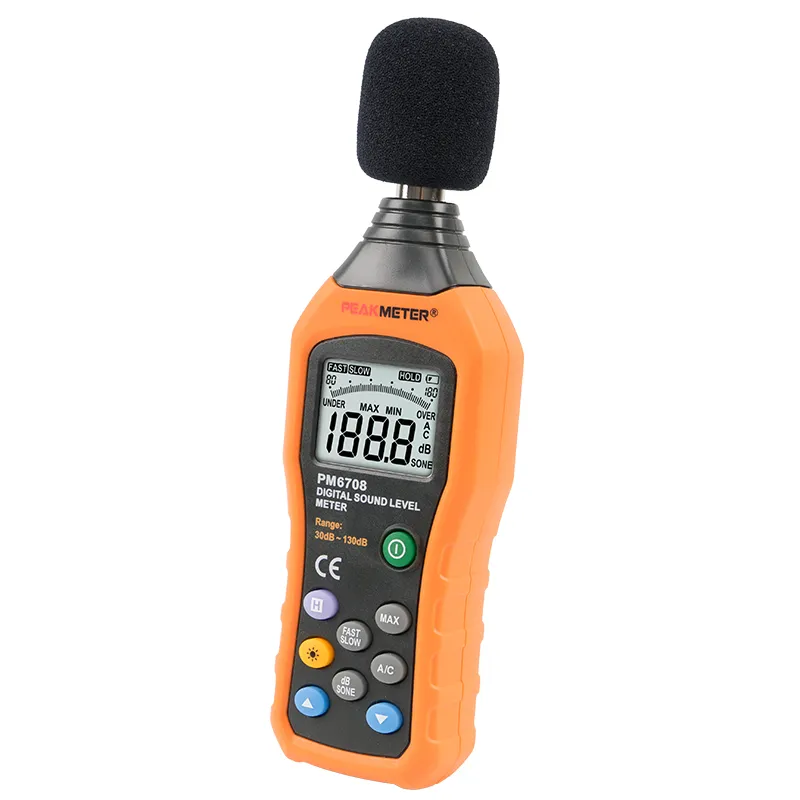PM6708 Auto Measuring A and C Digital Sound Level Meter