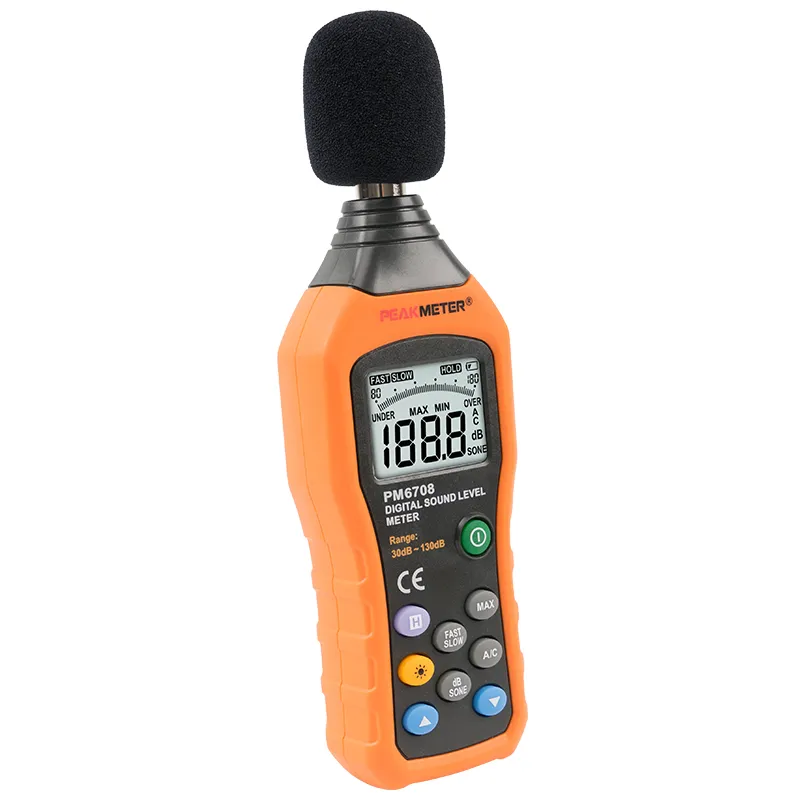 PM6708 Auto Measuring A and C Digital Sound Level Meter