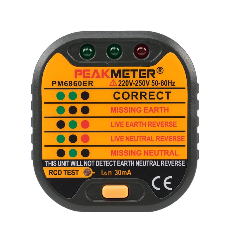PM6860ER Electric Socket Tester