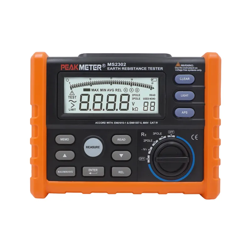 MS2302 Portable Earth Ground Resistance Tester