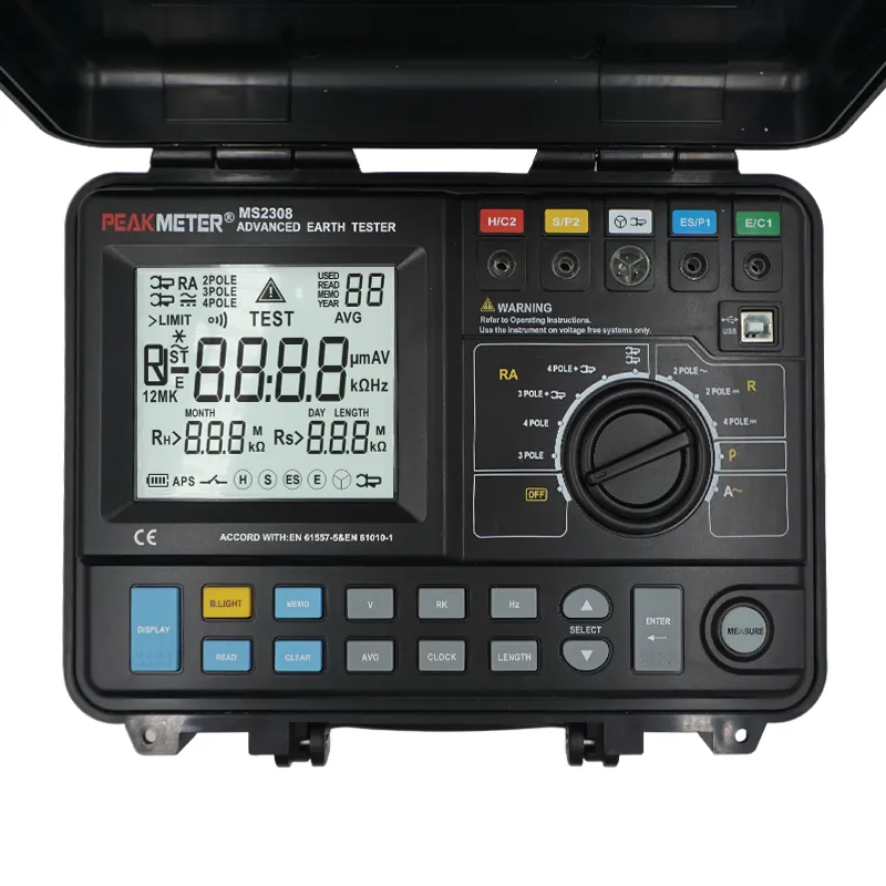 4 Pole Earth Resistance Tester