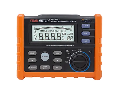 MS2302 Portable Earth Ground Resistance Tester
