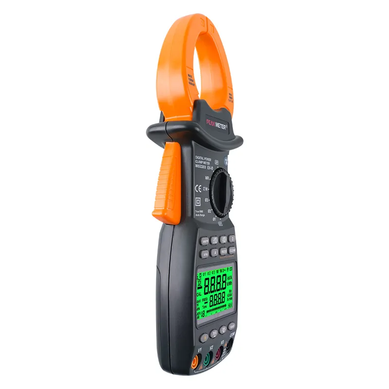 MS2203 Black Electrical Digital Power Clamp Meter Multimeter