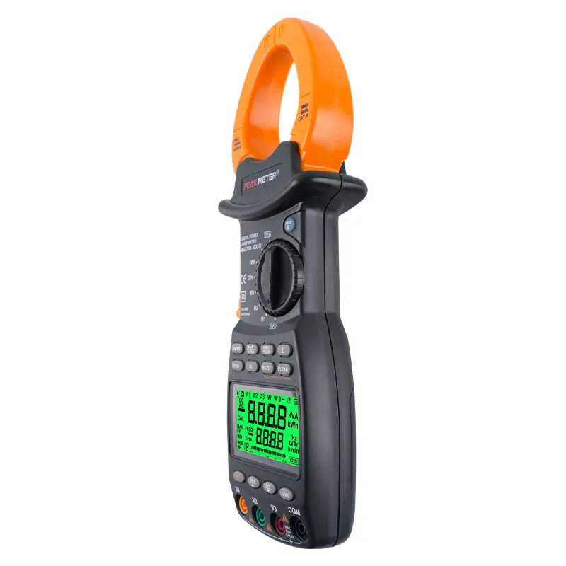 MS2203 Black Electrical Digital Power Clamp Meter Multimeter