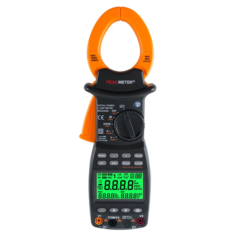MS2205 Digital Harmonic Power Clamp Meter