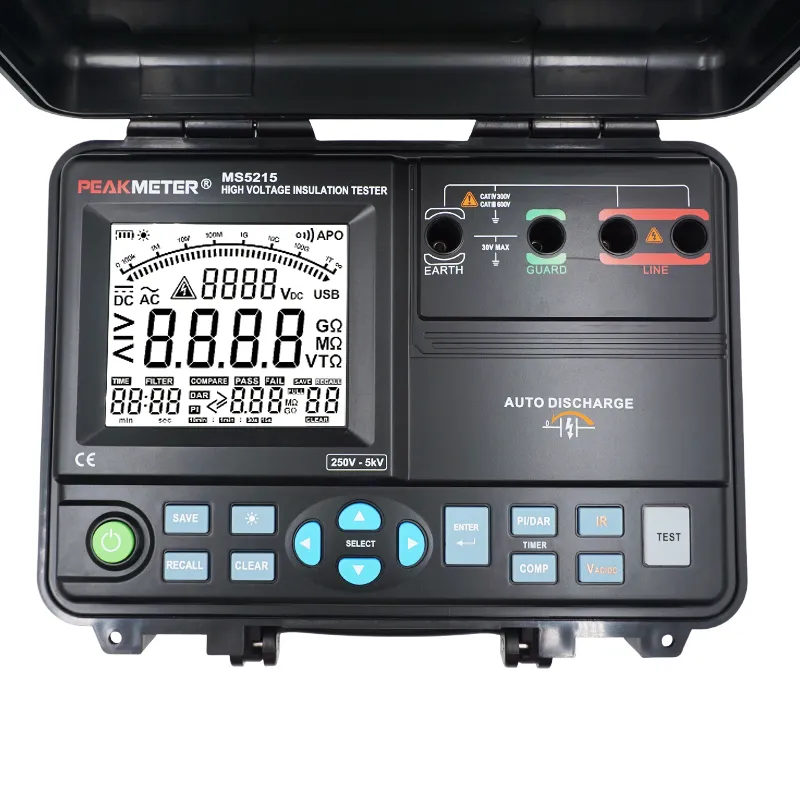 MS5215 Analog Bar Digital High Voltage Insulation Tester
