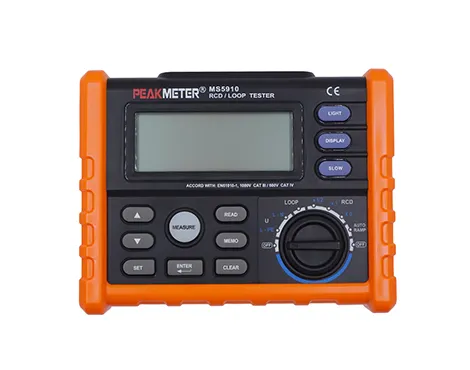 MS5910 Auto Power Off RCD/LOOP Tester