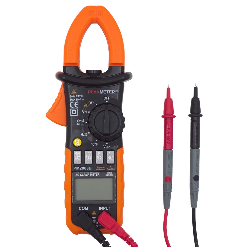 PM2008B 6000 Counts AC Digital Clamp Meter