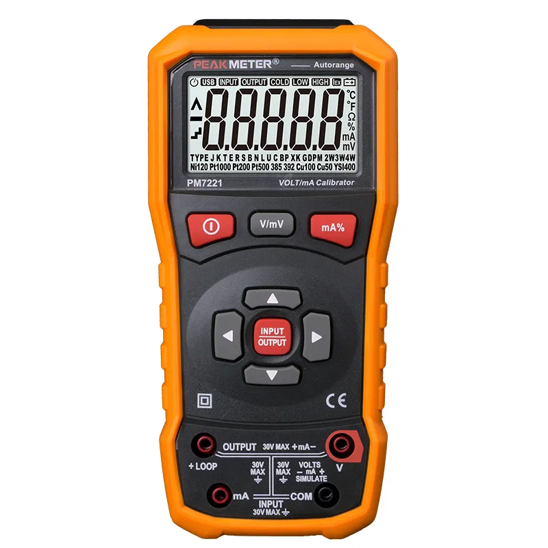 PM7221 Digital Voltage Multifunction Process Calibrator