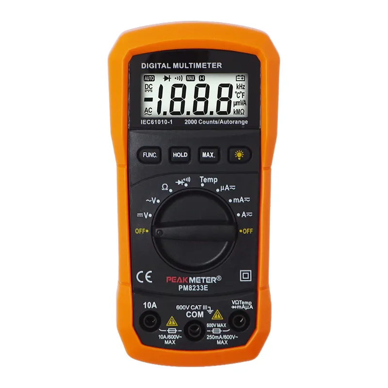 PM8233E 2000 Counts Digital Multimeter